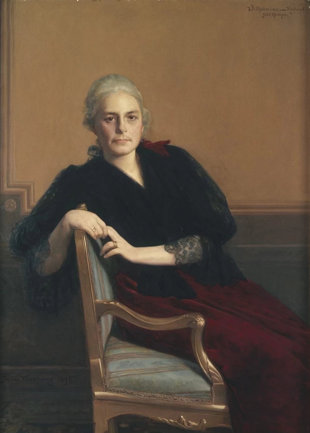 Ritratto di Wilhelmina von Hallwyl, nata Kempe - Museo Hallwyl, Stoccolma